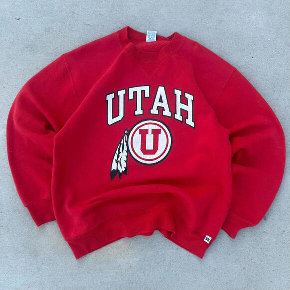 Made in USA 90s Utah Utes Russell athletics - Picture 1 of 5